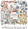 Incraftables Sun, Moon & Star Charms Pendants for DIY Bracelets, Jewelry, Keychain & Necklace Making. Bulk Mixed Assorted Enamel, Gold & Silver Charm set for Kids & Adults 120pcs (60 styles).